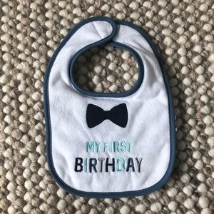 My first Birthday boy bib
